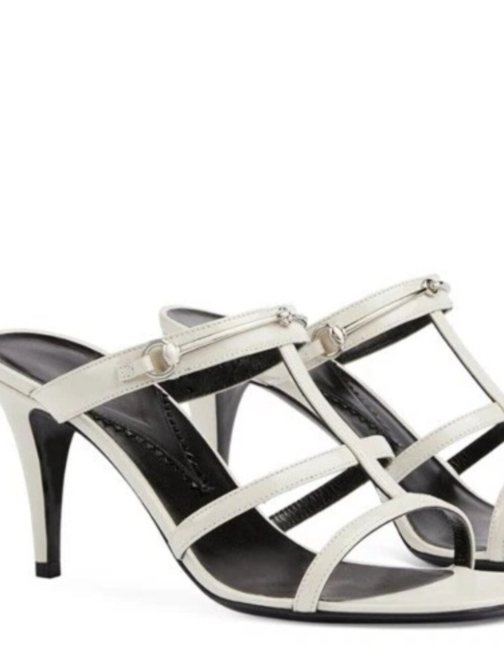 $920 Gucci Horsebit Leather Mule Sandal Sz 39